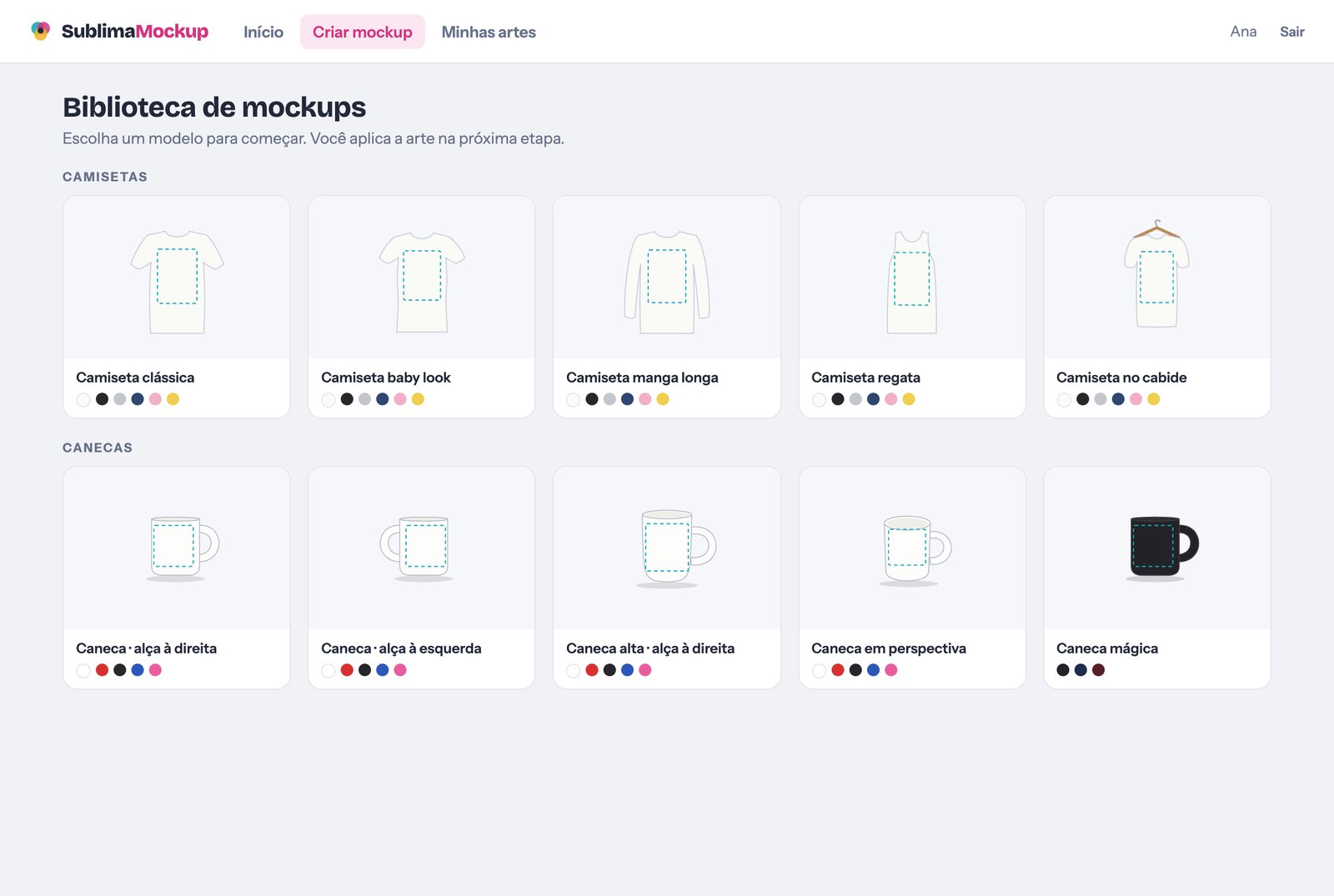 Sublima Mockup